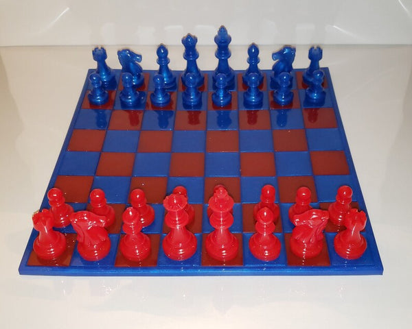 Custom Chess Set with Storage