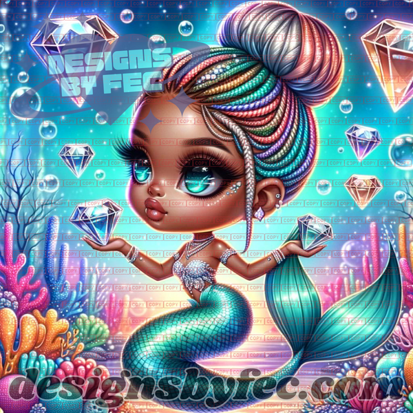 Sirena’s Sparkle: The Diamond Seascape