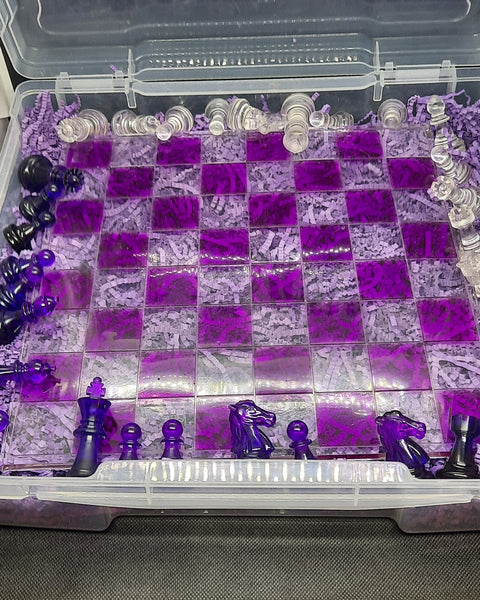 Custom Chess Set with Storage – Forever Empowered Creations