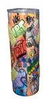 Sublimation Bling Graffiti Tumbler