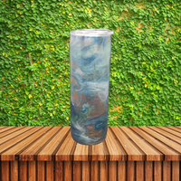 "Cosmic Swirls: A Tumbler That's Out of This World"