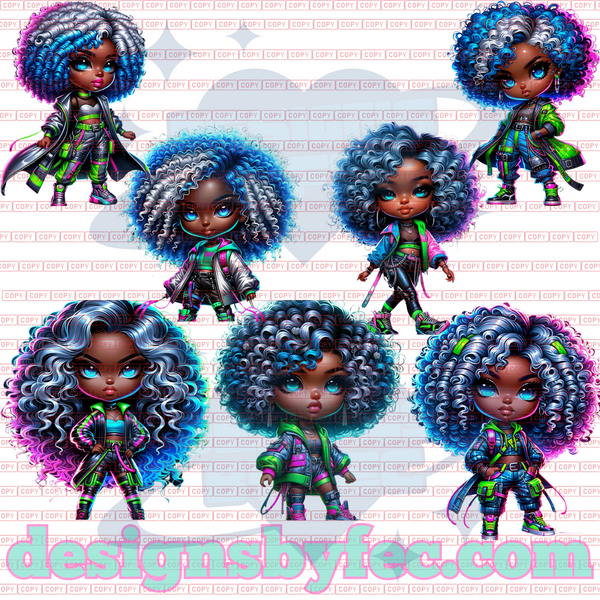 Cosmic Curly Qs Clipart