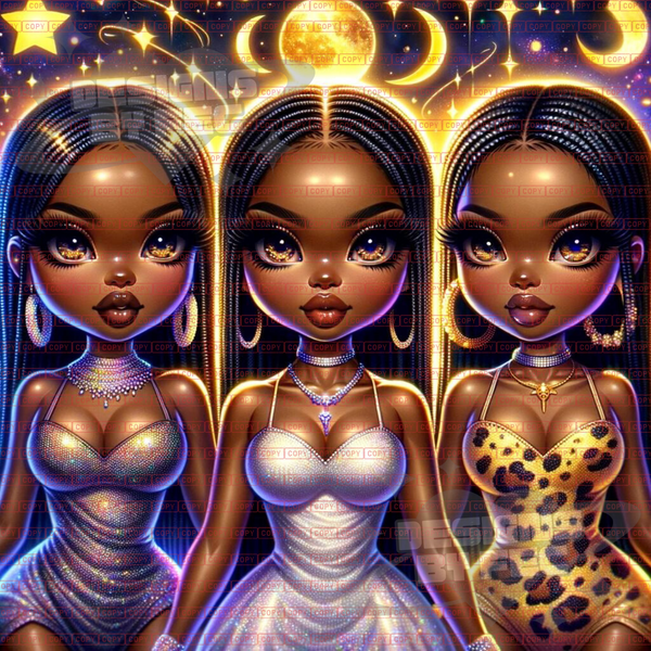 Golden Goddesses: Melanin Poppin' ✨🌙