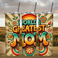 Retro Radiance – World’s Greatest Mom Tumbler