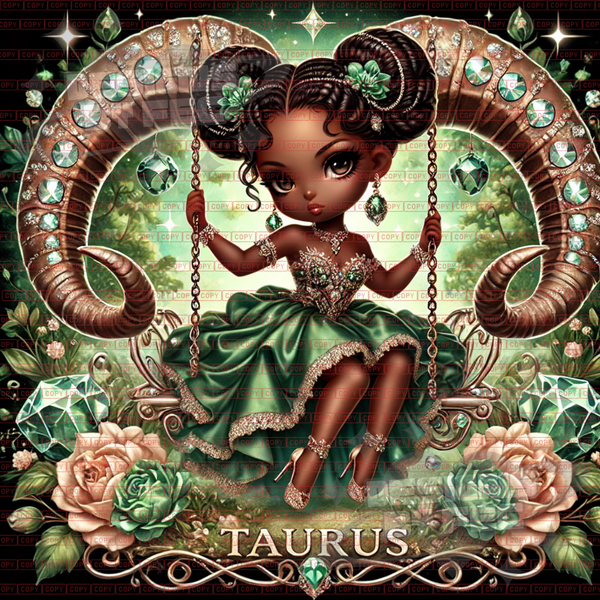 Verdant Taurus Charm