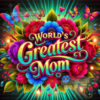 Radiant Bloom – “World’s Greatest Mom” Tumbler