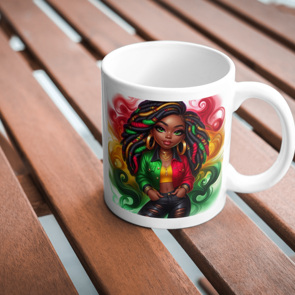 “Power in Every Pour” RBG Bling Mug – Limited Juneteenth Edition