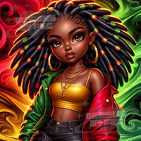 “Melanin in Motion” Bling Queen Mug – Fierce Edition