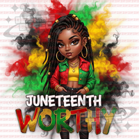 “Worthy & Free” Juneteenth Bling Mug – Liberation Edition