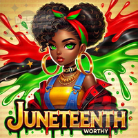 “WORTHY” Juneteenth Freedom Tumbler – 20oz Stainless Steel