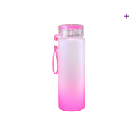 Frosted Gradient Glass Tumbler